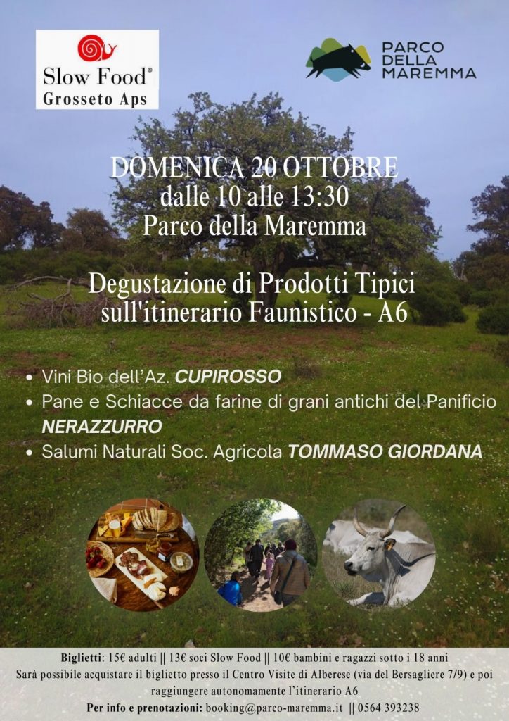 locandina evento slow food